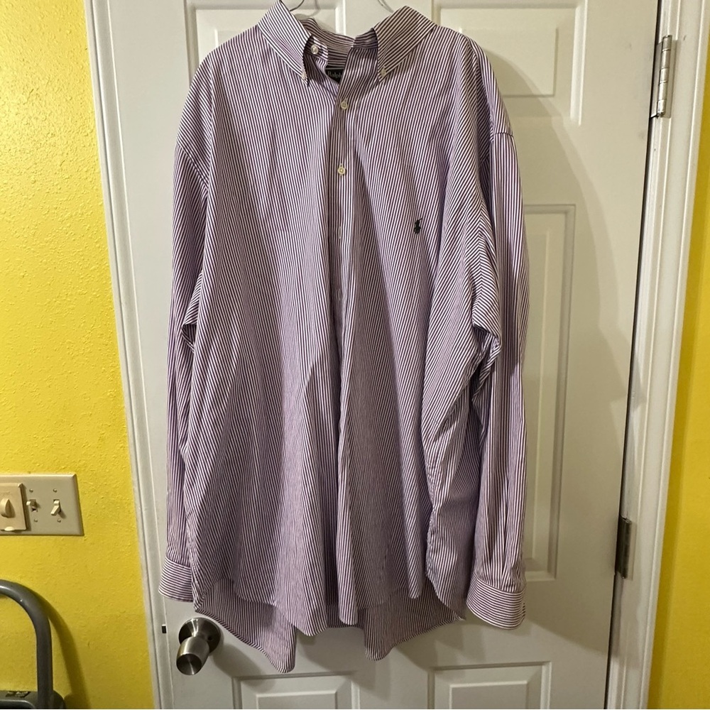Ralph Lauren‎ Lavender Striped Dress Shirt